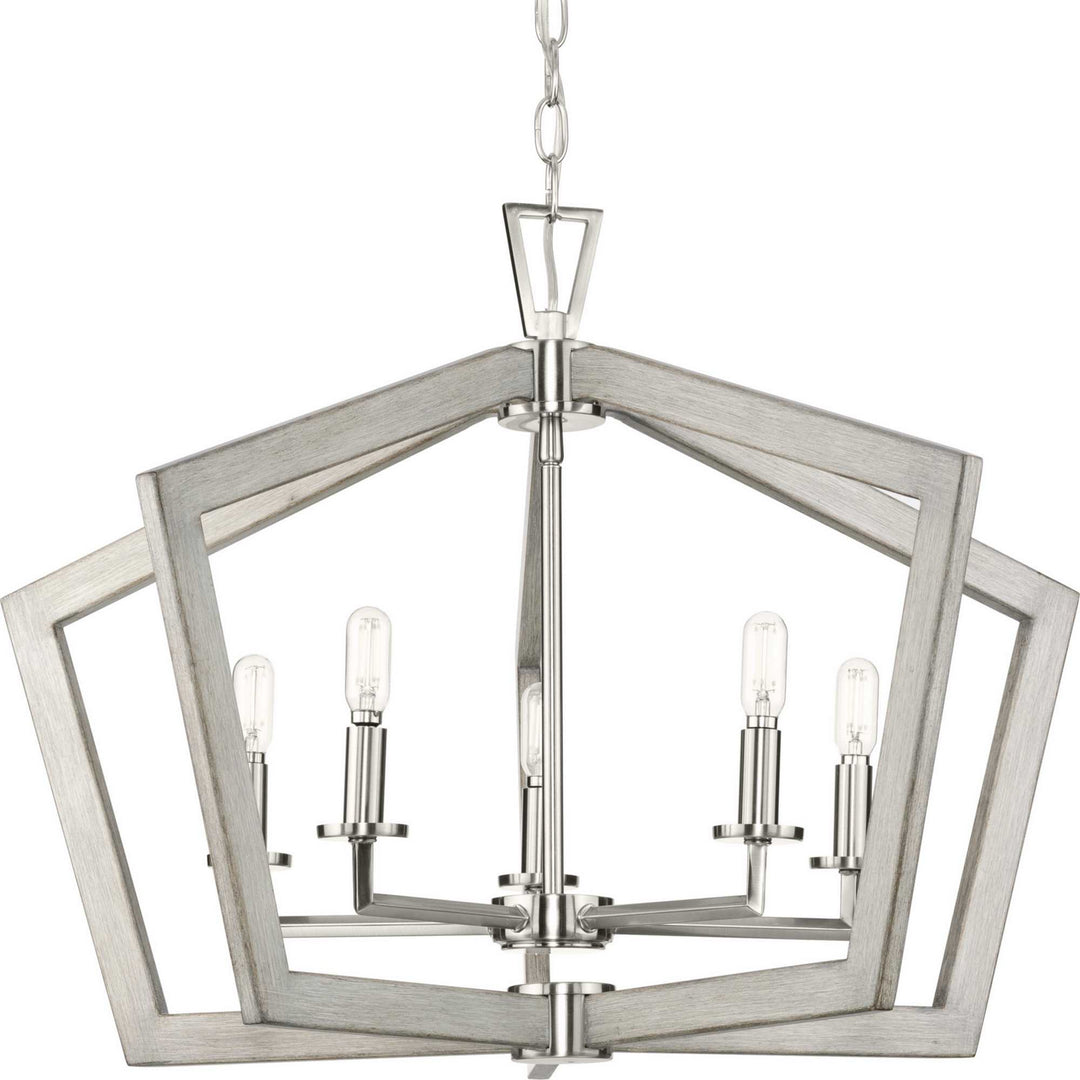 Progress Galloway P400301-009 Chandelier Light - Brushed Nickel