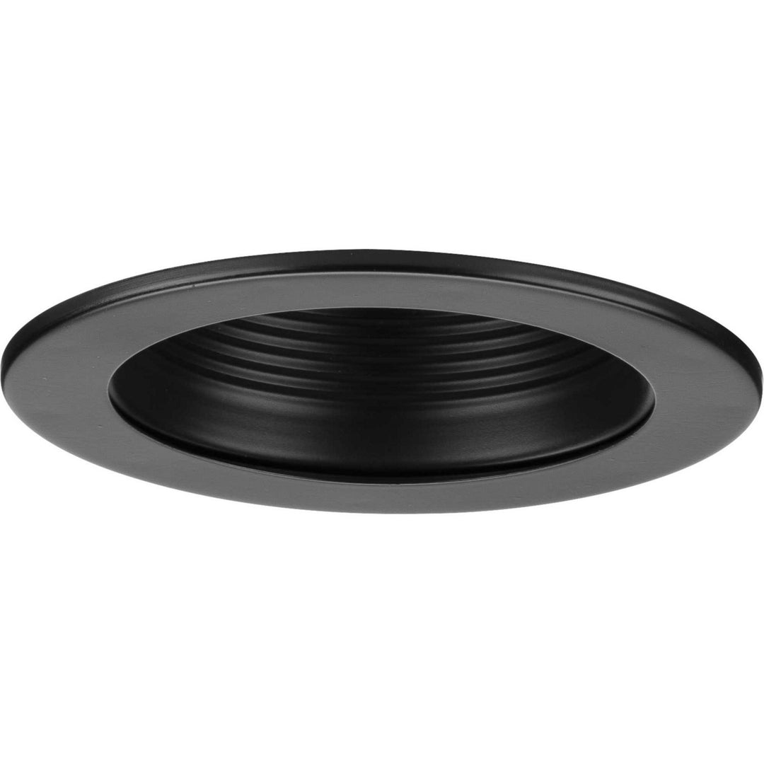 Progress Lighting P804000-020 4In Recessed One Light Step Baffle Trim Recessed Light Bronze / Dark
