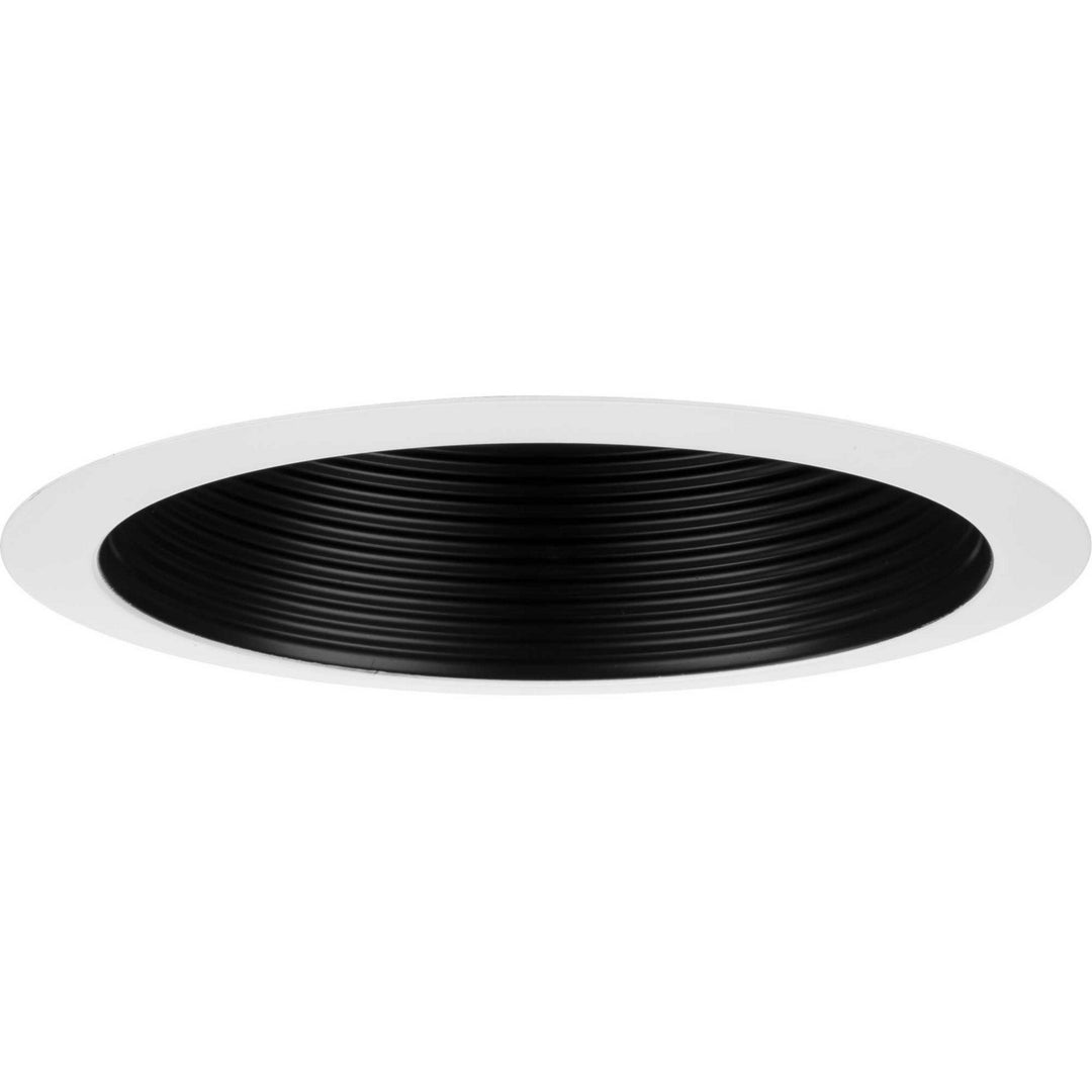 Progress Lighting P806000-031 6In Recessed One Light Baffle Trim Recessed Light Black