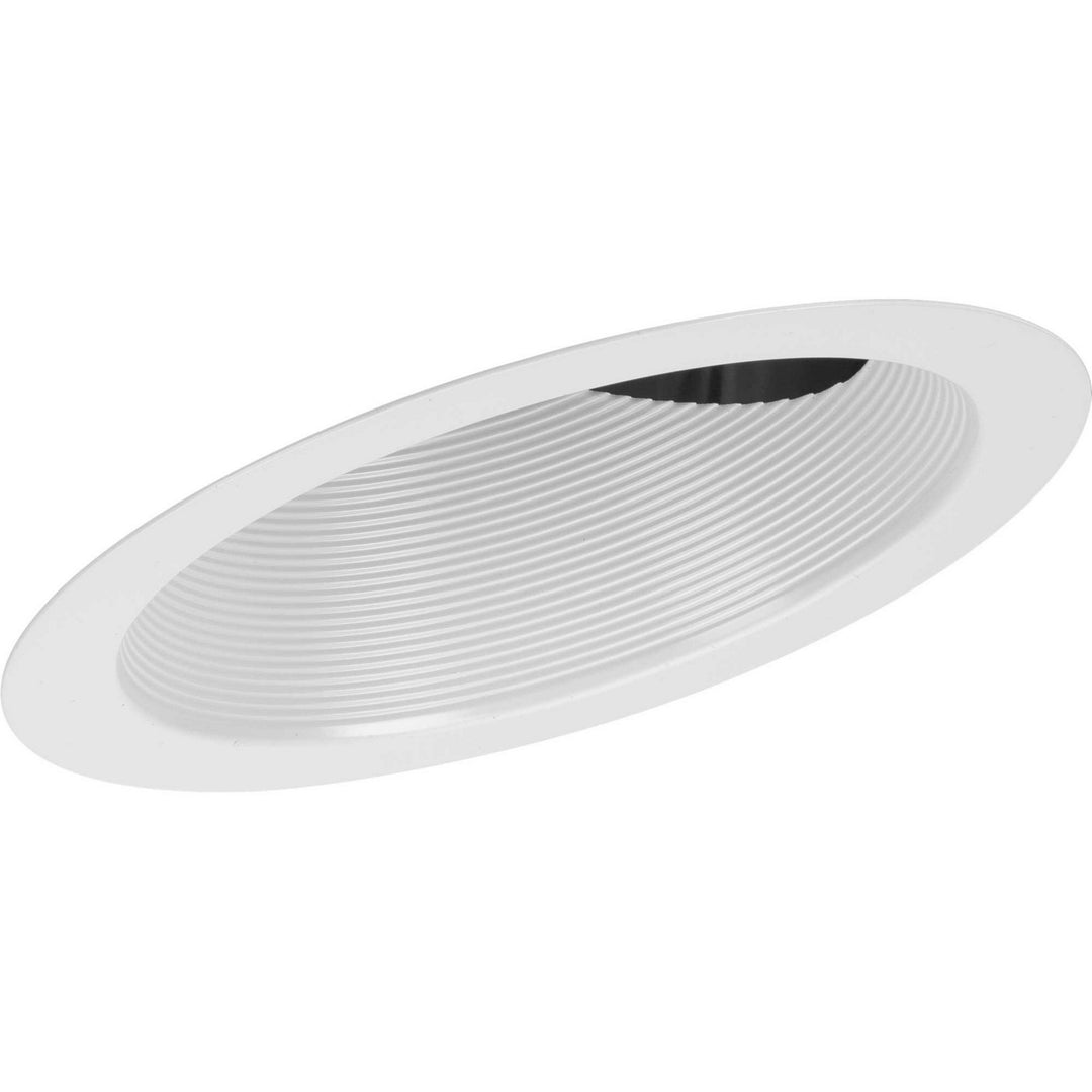 Progress Lighting P806008-028 6In Recessed Slope One Light Baffle Trim Recessed Light White