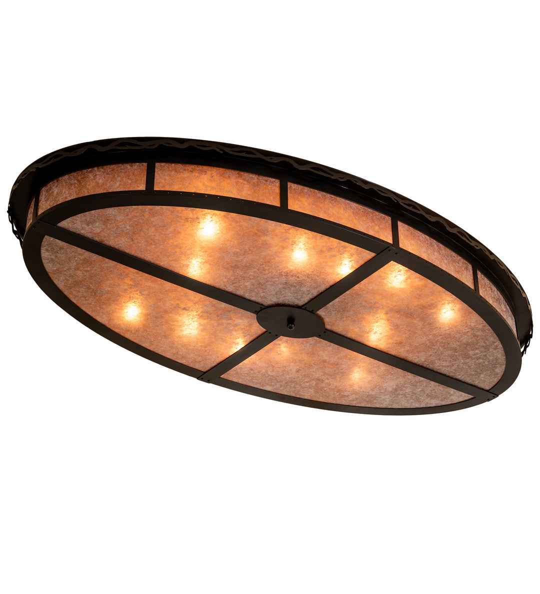 Meyda Tiffany Craftsman Prime 247965 Ceiling Light - Timeless Bronze