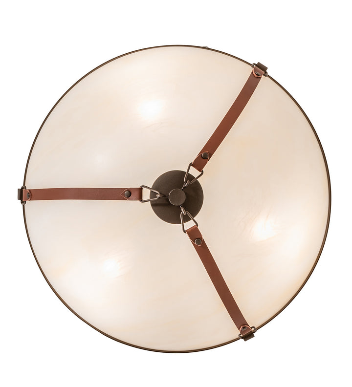 Meyda Tiffany Saddle Strap 248547 Ceiling Light - Bronze