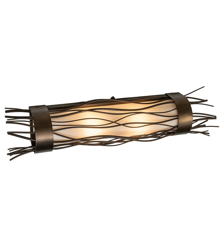 Meyda Tiffany Rama 250560 Bath Vanity Light 26 in. wide - Antique Copper