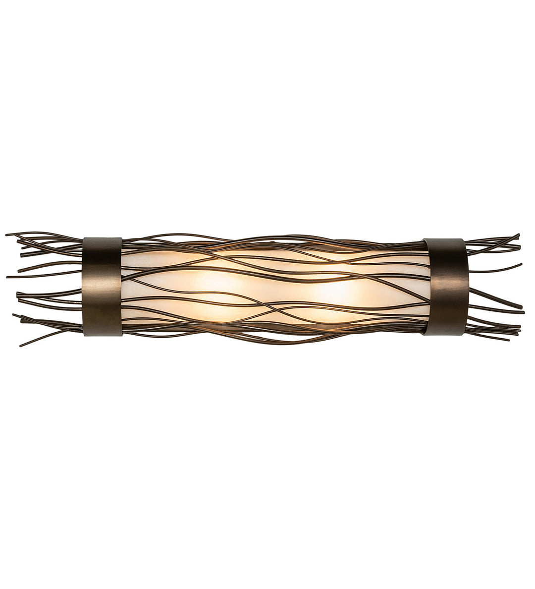 Meyda Tiffany Rama 250560 Bath Vanity Light 26 in. wide - Antique Copper