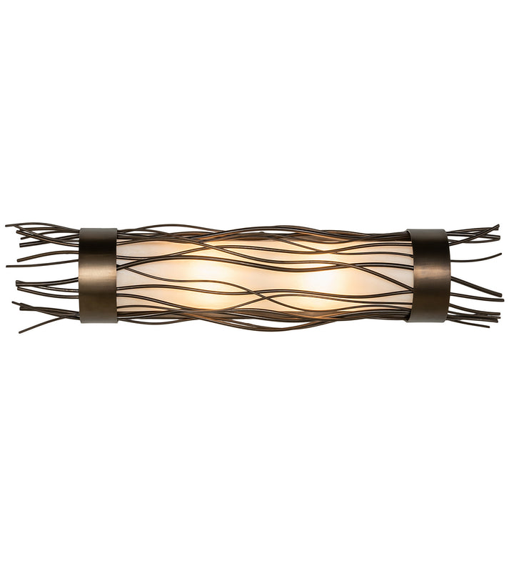 Meyda Tiffany Rama 250560 Bath Vanity Light 26 in. wide - Antique Copper