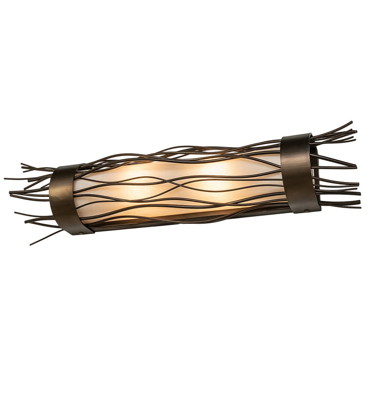Meyda Tiffany Rama 250560 Bath Vanity Light 26 in. wide - Antique Copper