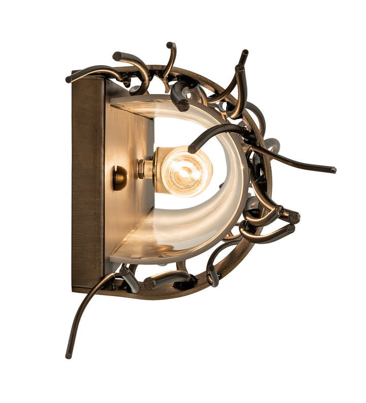 Meyda Tiffany Rama 250560 Bath Vanity Light 26 in. wide - Antique Copper