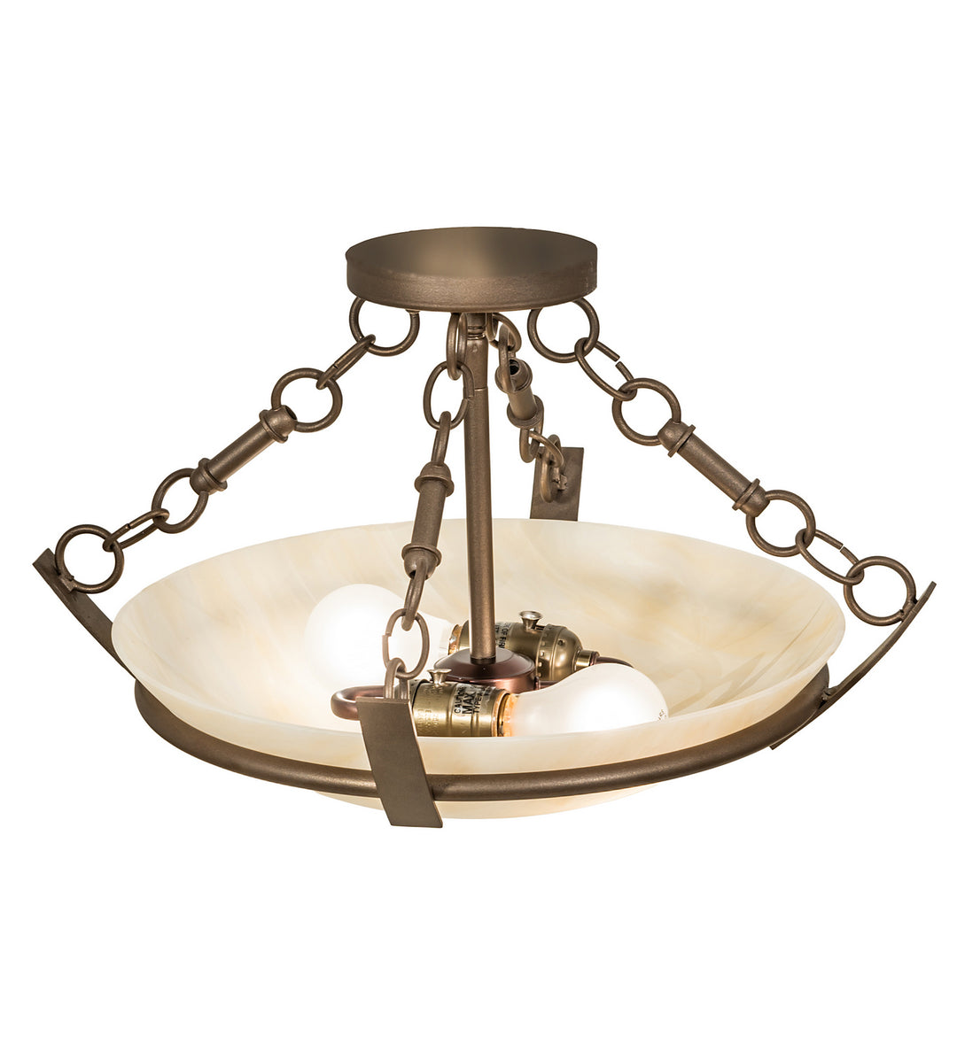 Meyda Tiffany Covina 251128 Ceiling Light - Bronze