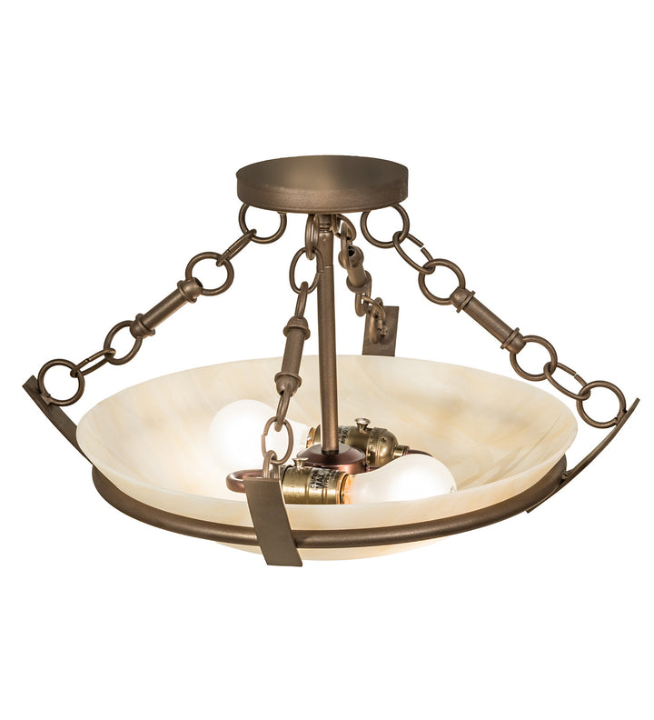 Meyda Tiffany Covina 251128 Ceiling Light - Bronze