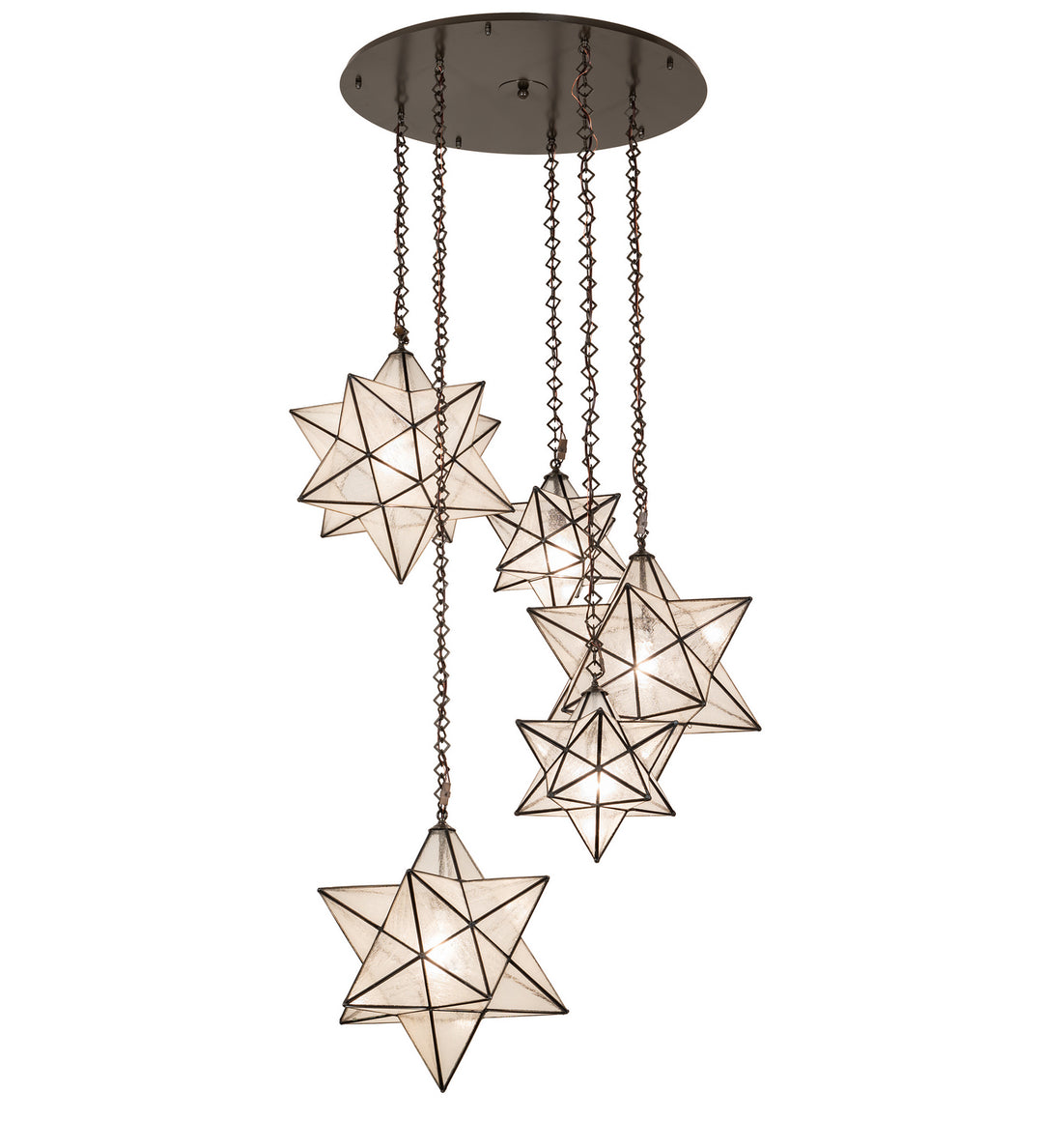 Meyda Tiffany Moravian Star 251978 Pendant Light - Timeless Bronze