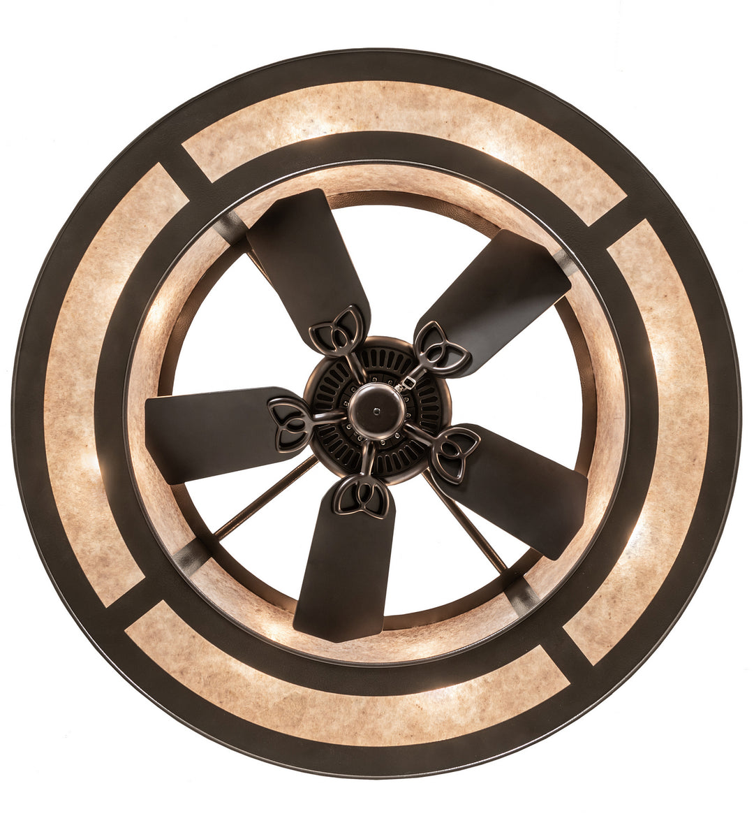 Meyda Tiffany Smythe Craftsman 252139 Ceiling Fan - Timeless Bronze