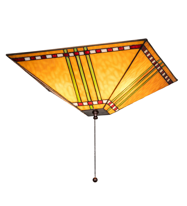 Meyda Tiffany Prairie Corn 254214 Ceiling Light - Mahogany Bronze