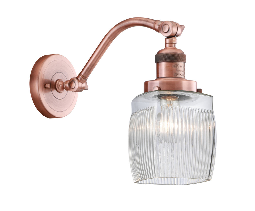 Innovations Franklin Restoration 515-1W-AC-G302 Wall Sconce Light - Antique Copper