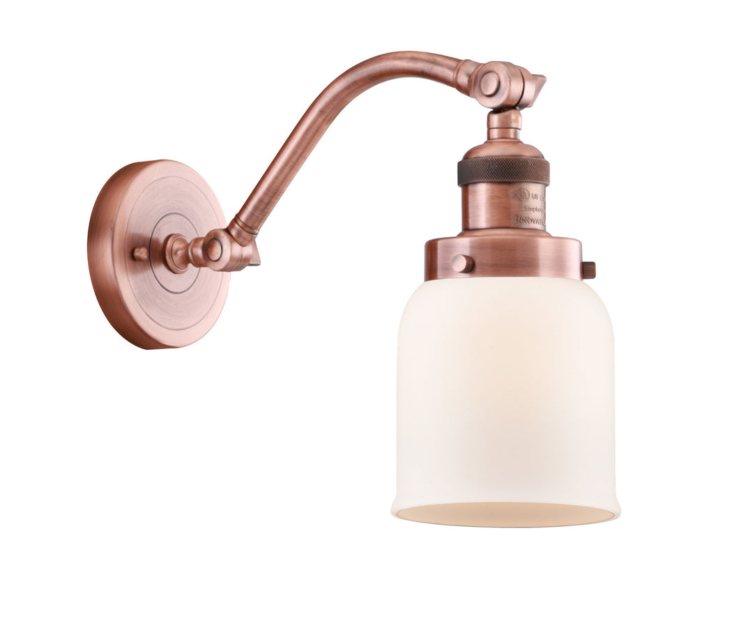 Innovations Franklin Restoration 515-1W-AC-G51-LED Wall Sconce Light - Antique Copper