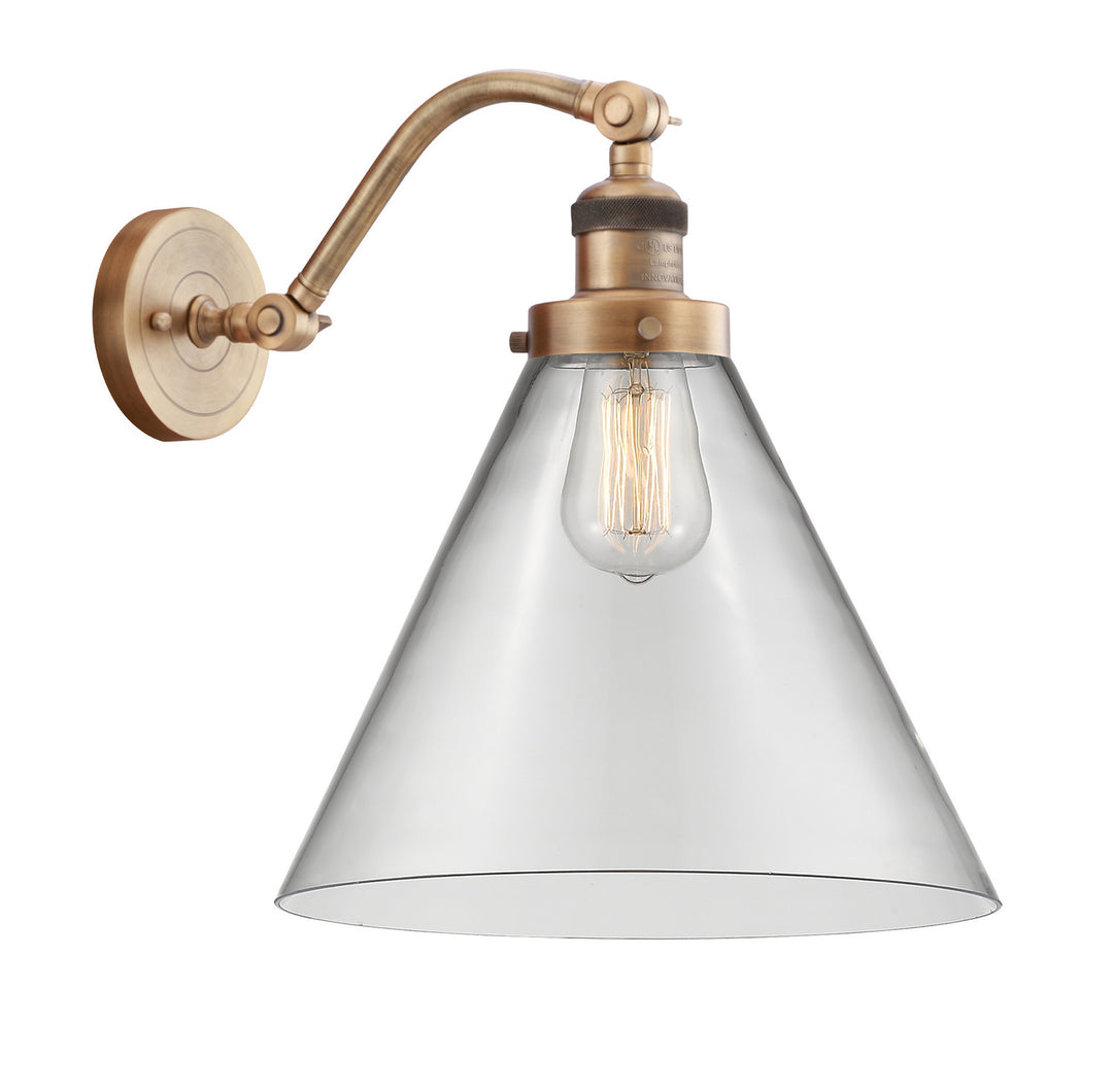 Innovations Franklin Restoration 515-1W-BB-G42-L-LED Wall Sconce Light - Brushed Brass