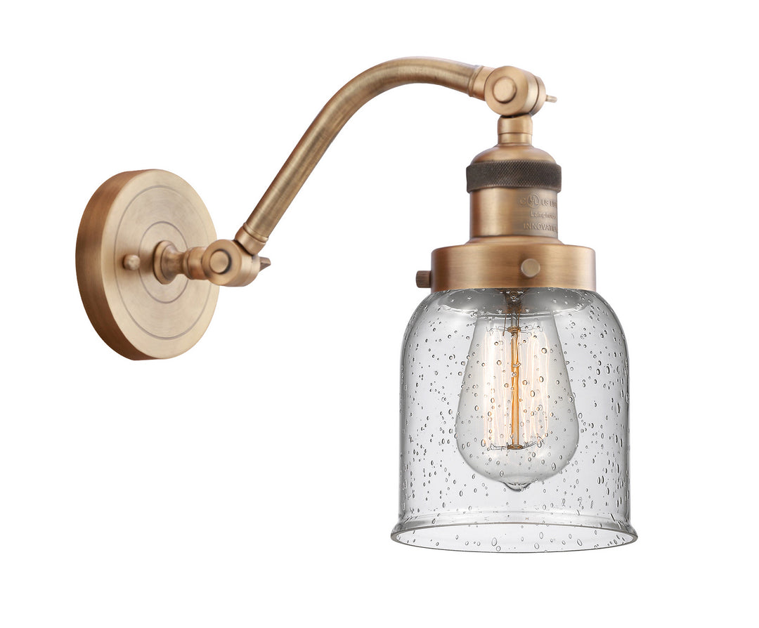 Innovations Franklin Restoration 515-1W-BB-G54 Wall Sconce Light - Brushed Brass