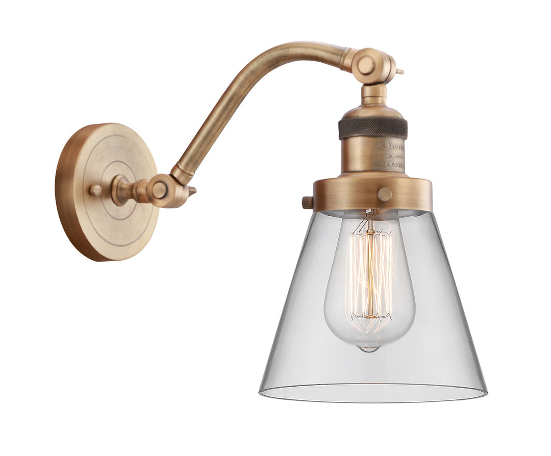 Innovations Franklin Restoration 515-1W-BB-G62-LED Wall Sconce Light - Brushed Brass