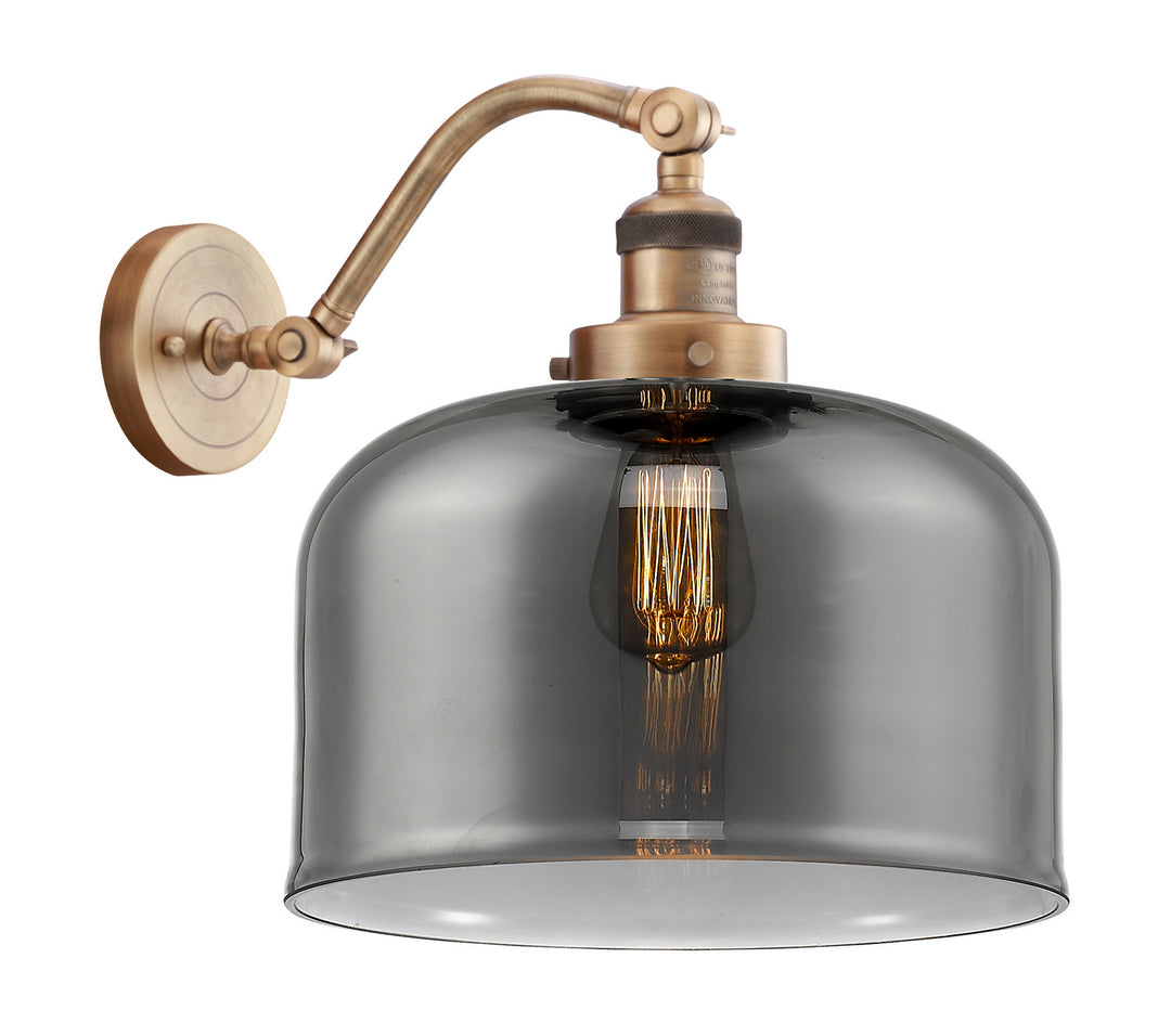 Innovations Franklin Restoration 515-1W-BB-G73-L Wall Sconce Light - Brushed Brass