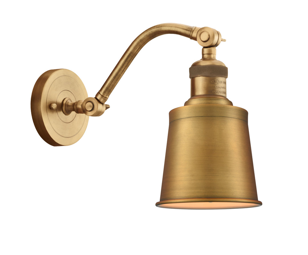 Innovations Franklin Restoration 515-1W-BB-M9-BB Wall Sconce Light - Brushed Brass