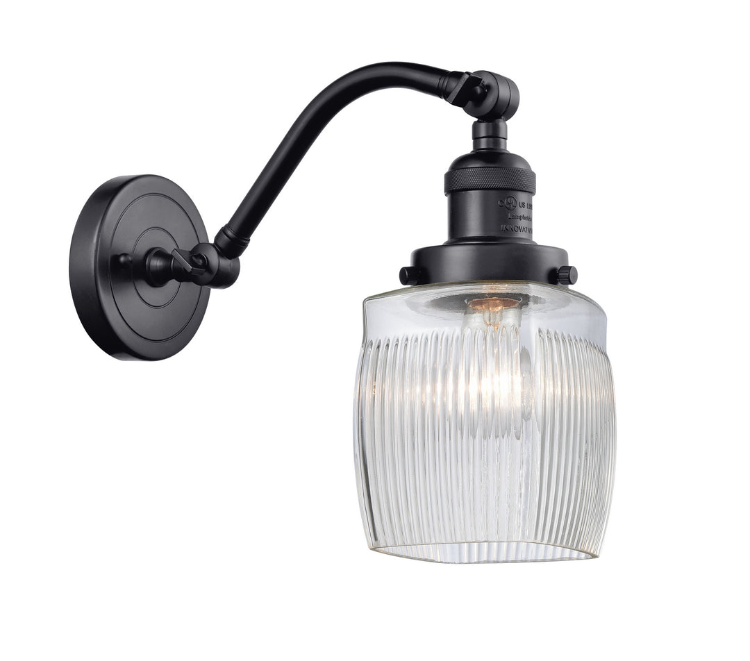 Innovations Franklin Restoration 515-1W-BK-G302 Wall Sconce Light - Matte Black