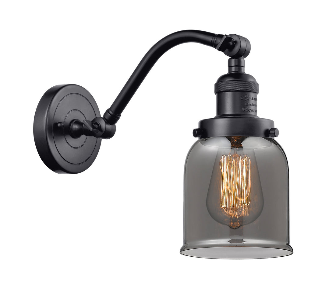 Innovations Franklin Restoration 515-1W-BK-G53 Wall Sconce Light - Matte Black