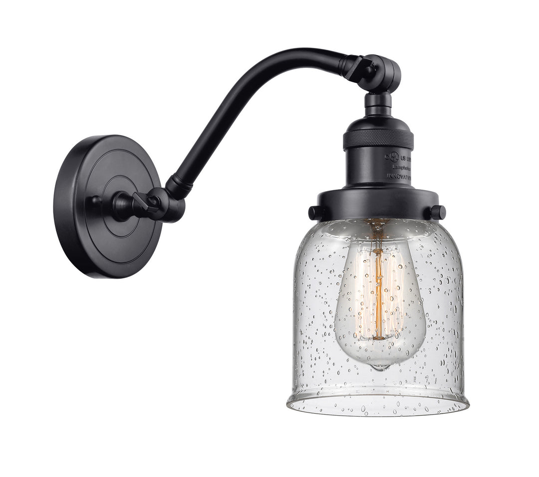 Innovations Franklin Restoration 515-1W-BK-G54 Wall Sconce Light - Matte Black