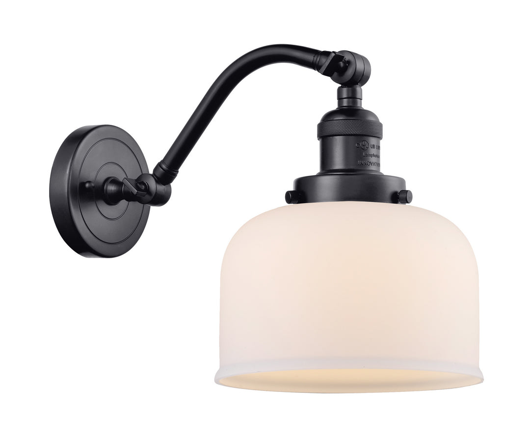 Innovations Franklin Restoration 515-1W-BK-G71 Wall Sconce Light - Matte Black