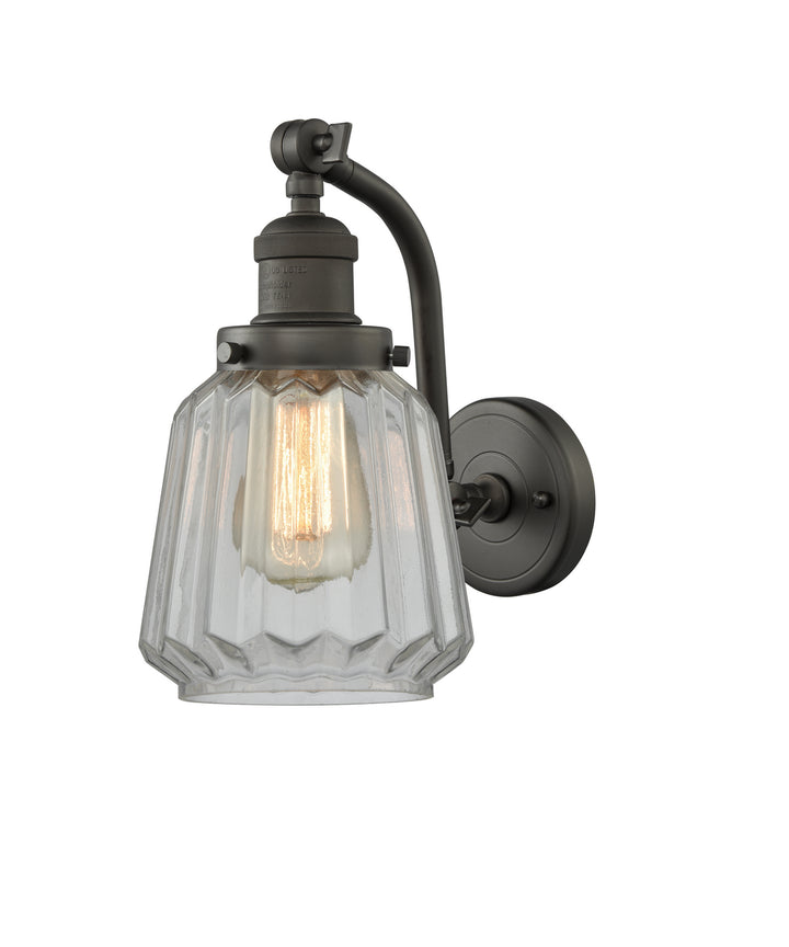 Innovations Franklin Restoration 515-1W-OB-G142 Wall Sconce Light - Oil Rubbed Bronze