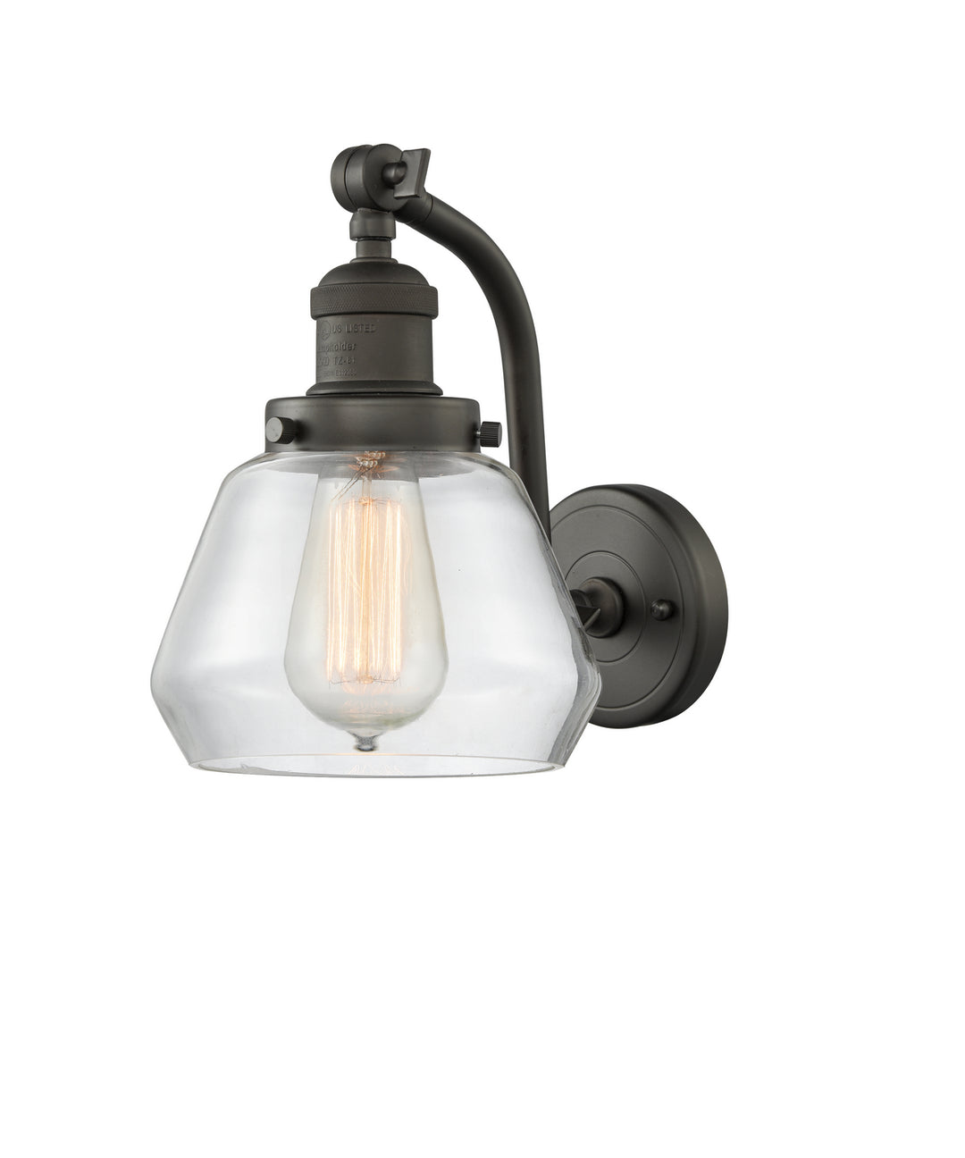 Innovations Franklin Restoration 515-1W-OB-G172 Wall Sconce Light - Oil Rubbed Bronze