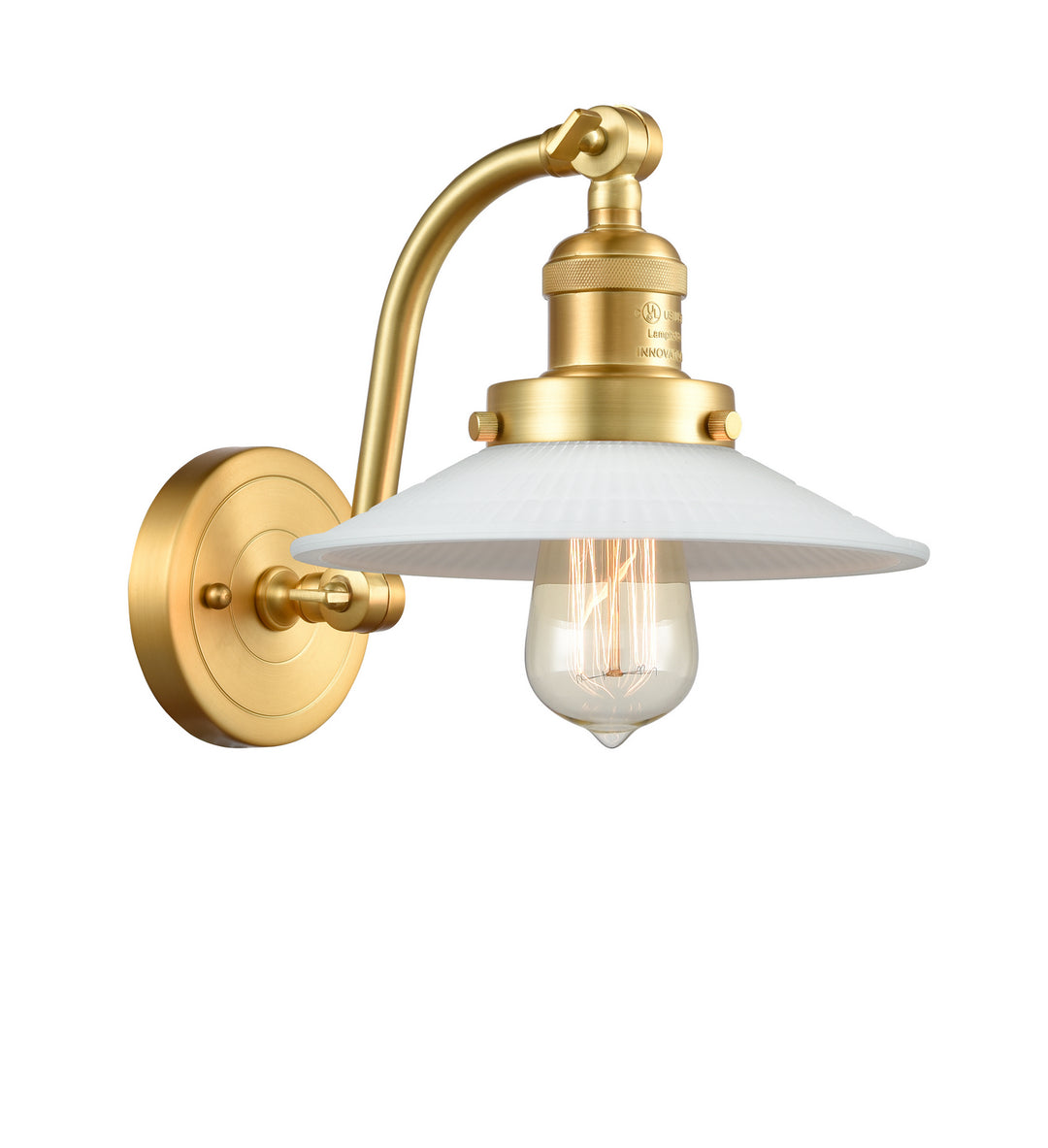 Innovations Franklin Restoration 515-1W-SG-G1 Wall Sconce Light - Satin Gold