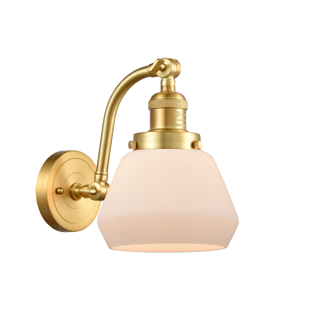 Innovations Franklin Restoration 515-1W-SG-G171 Wall Sconce Light - Satin Gold