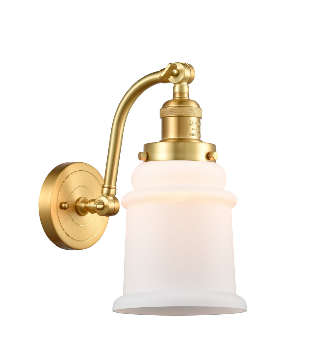 Innovations Franklin Restoration 515-1W-SG-G181 Wall Sconce Light - Satin Gold