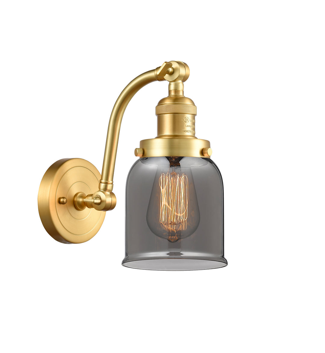 Innovations Franklin Restoration 515-1W-SG-G53 Wall Sconce Light - Satin Gold