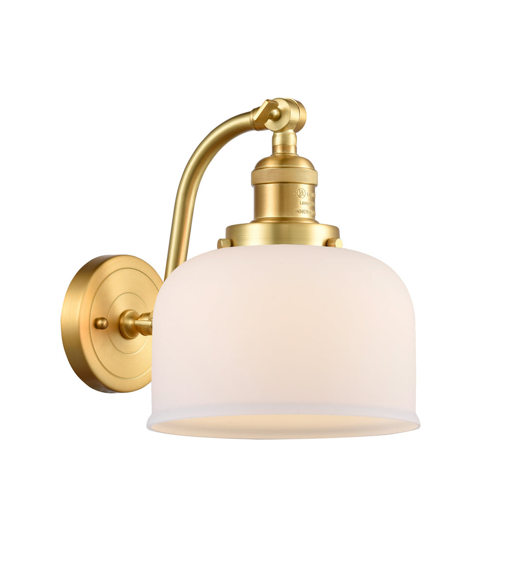 Innovations Franklin Restoration 515-1W-SG-G71 Wall Sconce Light - Satin Gold