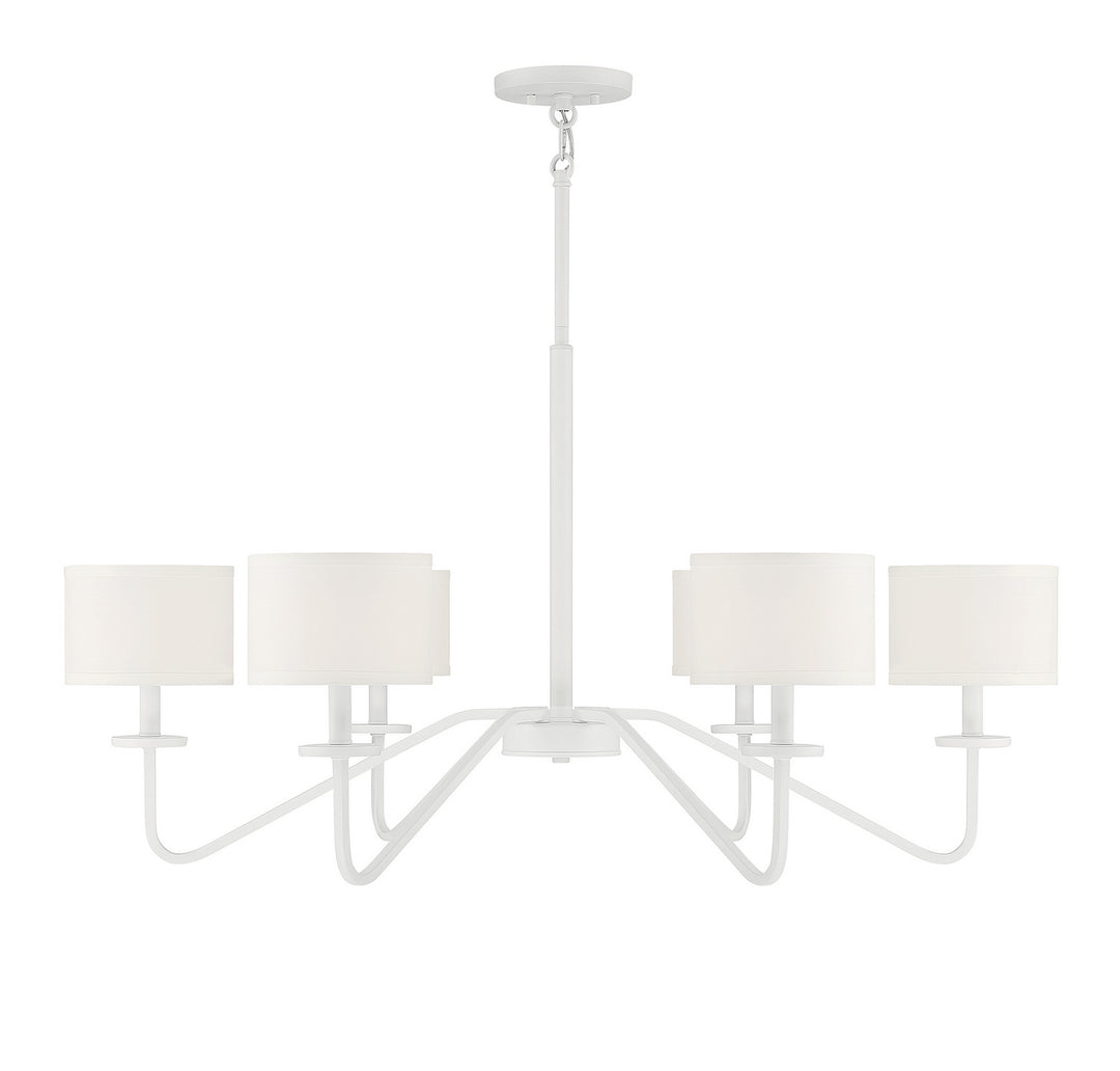 Meridian M10092BQW Chandelier Light - Bisque White