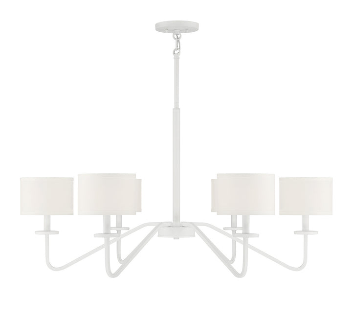 Meridian M10092BQW Chandelier Light - Bisque White