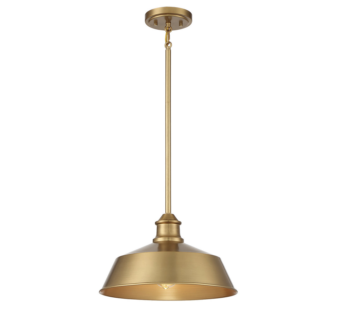 Meridian M7021NB Pendant Light - Natural Brass