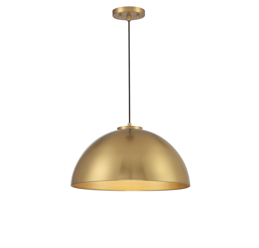 Meridian M7024NB Pendant Light - Natural Brass