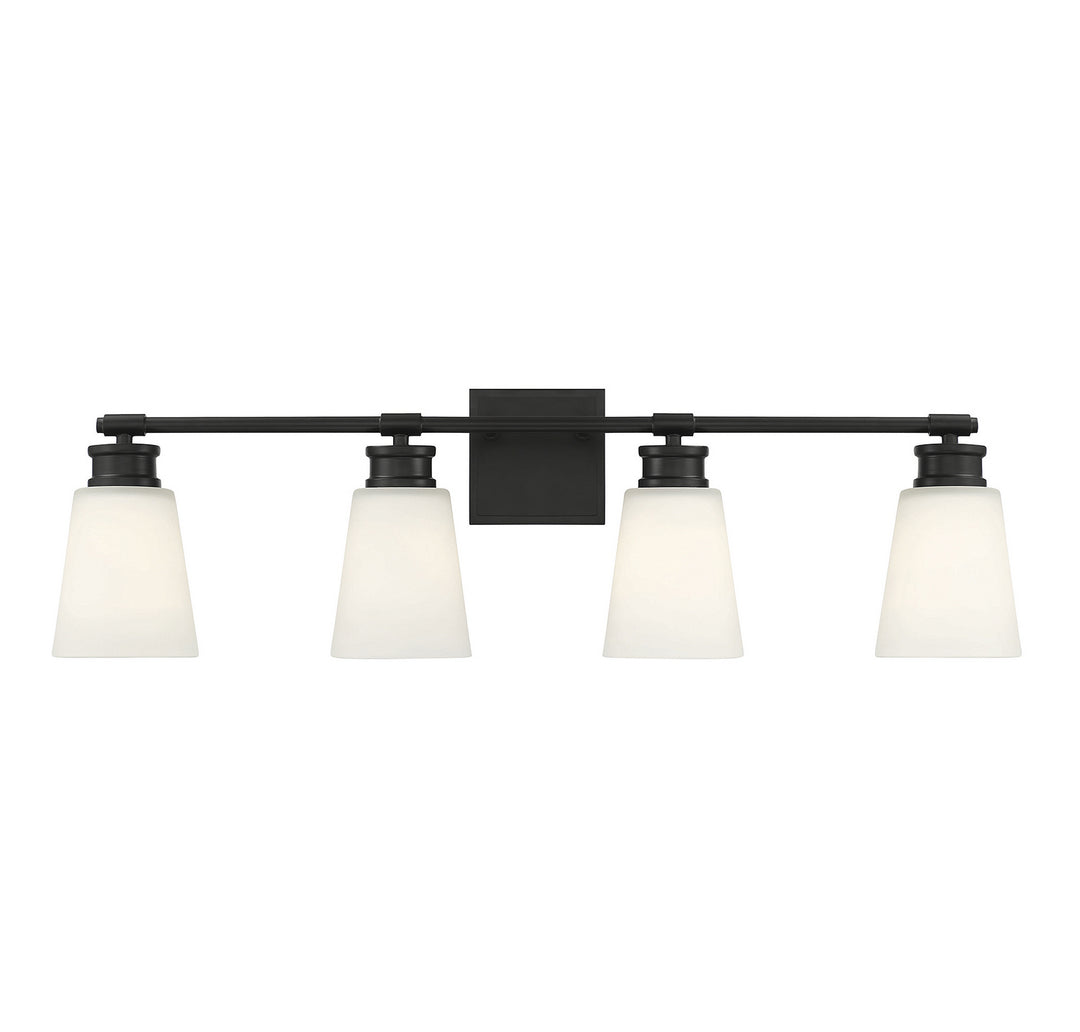 Meridian M80056MBK Bath Vanity Light 31 in. wide - Matte Black