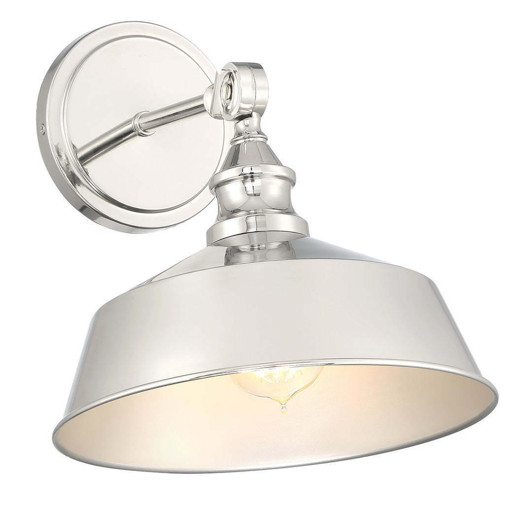 Meridian M90090PN Wall Light - Polished Nickel