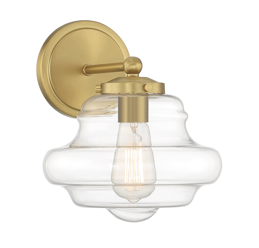 Meridian M90091NB Wall Light - Natural Brass