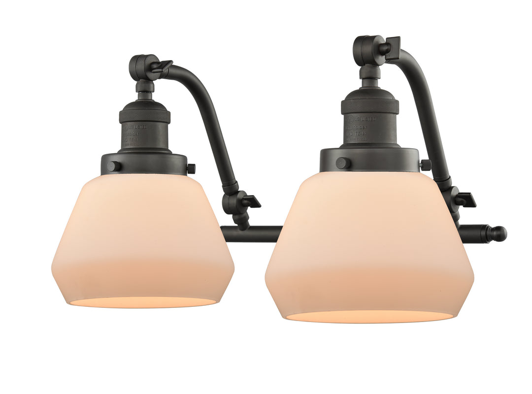 Innovations Franklin Restoration 515-2W-OB-G171-LED Bath Vanity Light 18 in. wide - Oil Rubbed Bronze