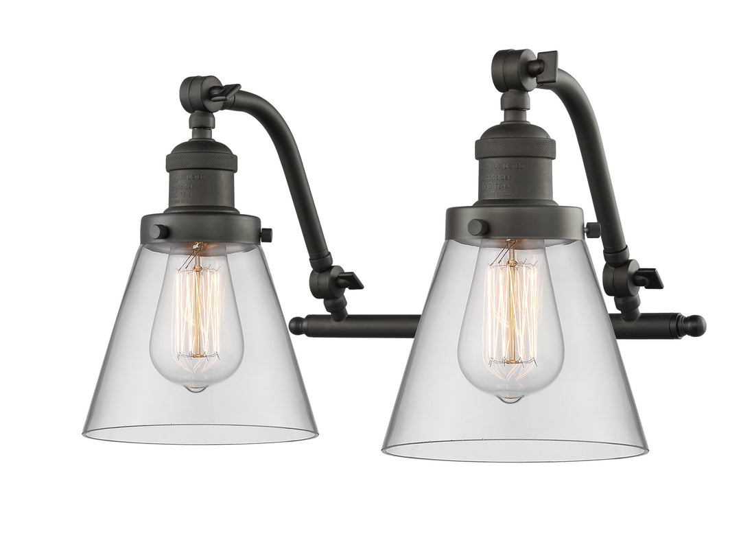 Innovations Franklin Restoration 515-2W-OB-G62-LED Bath Vanity Light 18 in. wide - Oil Rubbed Bronze