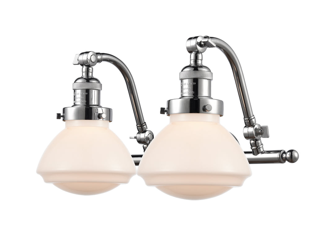 Innovations Franklin Restoration 515-2W-PC-G321-LED Bath Vanity Light 19 in. wide - Polished Chrome