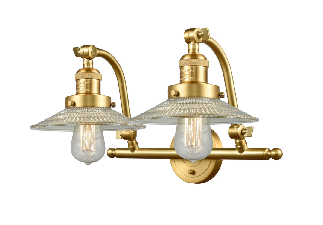 Innovations Franklin Restoration 515-2W-SG-G2 Bath Vanity Light 19 in. wide - Satin Gold