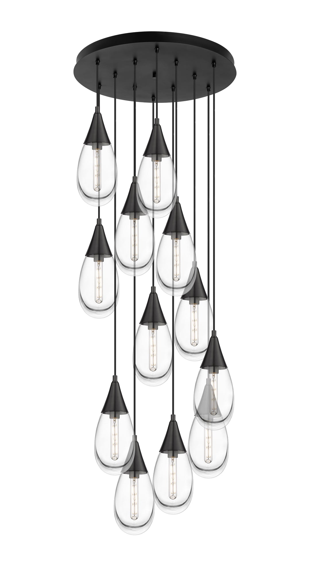 Innovations Downtown Urban 126-450-1P-BK-G450-6CL Pendant Light - Matte Black