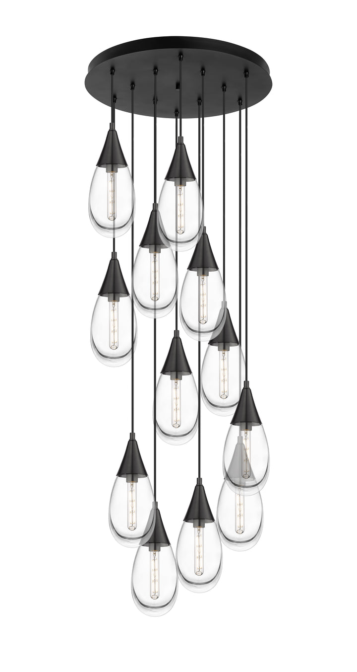Innovations Downtown Urban 126-450-1P-BK-G450-6CL Pendant Light - Matte Black
