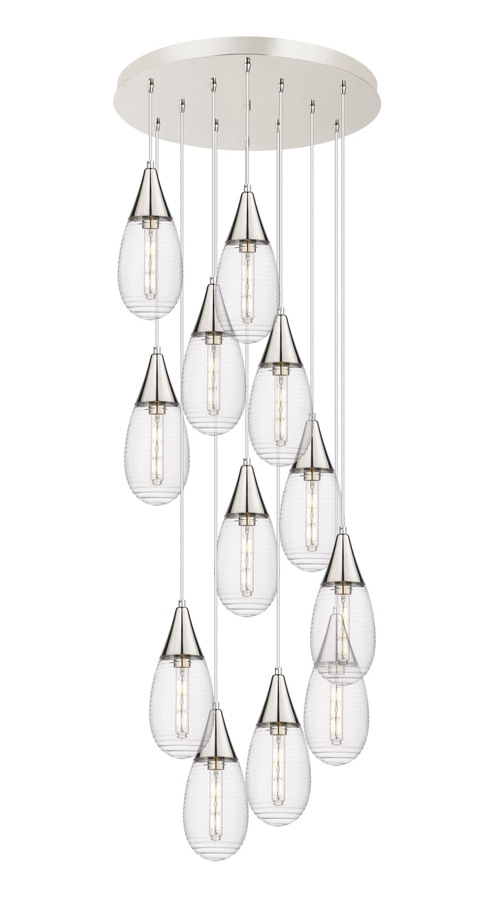 Innovations Downtown Urban 126-450-1P-PN-G450-6SCL Pendant Light - Polished Nickel