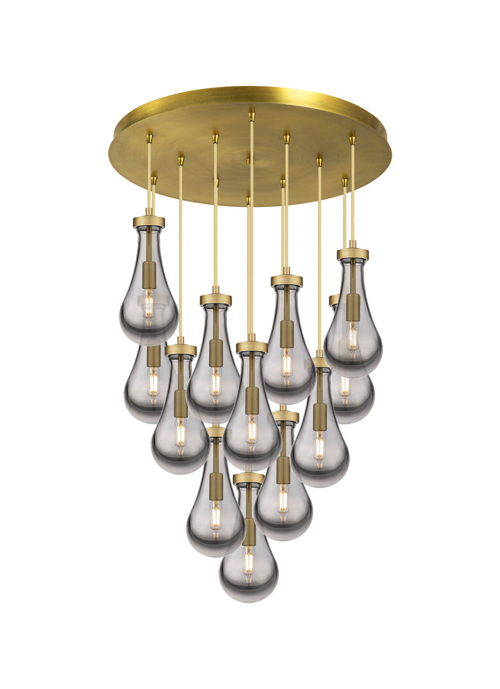 Innovations Downtown Urban 126-451-1P-BB-G451-5SM Pendant Light - Brushed Brass