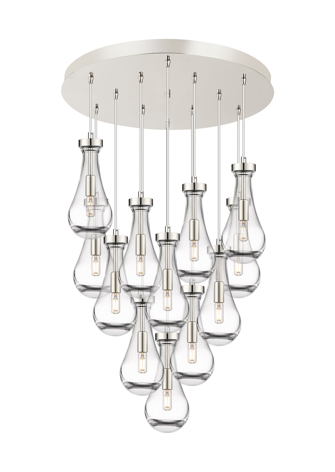 Innovations Downtown Urban 126-451-1P-PN-G451-5CL Pendant Light - Polished Nickel